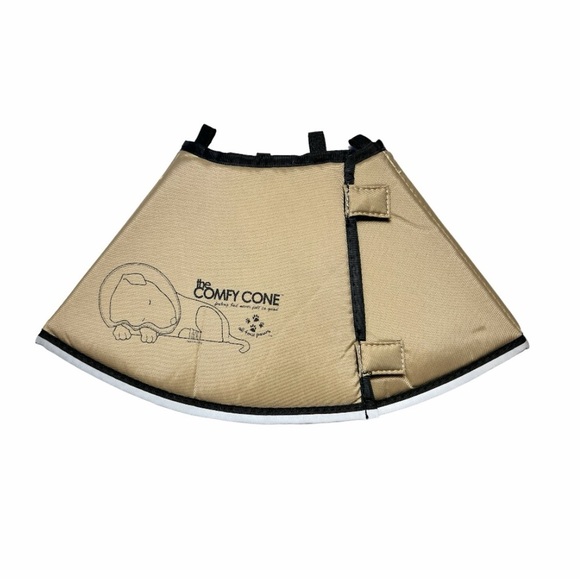 New Comfy Cone Tan E-Collar For Dogs Size Medium (20 cm) - Picture 11 of 13